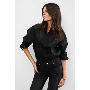 AYR The Tate Shirt - Black Organdy